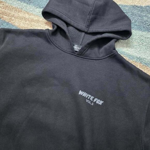 White Fox Vol.3 Women Hoodie Pullover Sz M/L Big Logo Pullover Onyx - Picture 1 of 5